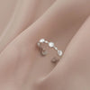 Ventfille Silver Opal Ring Female Index Finger Opening Adjustable Tail Ring Simple Jewelry Gift - Image 3
