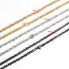 1 Piece Width 3mm Stainless Steel Double Cable Square Chain Men Women Necklace Jewelry Length 21-80cm - Image 5