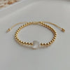 Herlook Gold Color Beaded Bracelets for Women Jewelry Natural Shell Cross Star Heart Charm Bracelet Adjustable Rope - Image 4