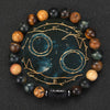 Astrology 12 Zodiac Bracelet Stone Zodiac Constellation Bracelet Gift for Men Women Sagittarius Virgo Aquarius Bracelet - Image 5