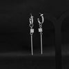 Gothic Jewelry Cross Star Drop Earrings Punk Charms Stitching Rivet Earrings for Women Korean Accessories - Image 3