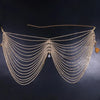 Stonefans Sexy Luxury Bling Long Multlayer Dress Belt Crystal Chain Wedding Bridal for Women Pendant Bikini Jewelry Gift