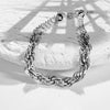 for Women Foot Accessory Summer Beach Barefoot Sandals Bracelet Silver Color Rope Chain Link Anklets Stainless Steel - Image 5