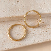 Classic Simple Hoop Earring for Women Geometric Pattern Suit Various Occasions Metal Versatile Female Jewelry Gifts - Image 3
