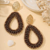 Big Water Drop Shape Drop Earrings For Women Colorful Beads Handmade Threading Crystal Long Earrings Jewelry Gift - Image 2