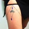 Boho Crystal Agate Leg Thigh Chain Drop Stone Tassel Multi-layer Leg Chain Anklet for Women Seaside Vacation Beach Jewelry - Image 18