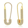 Chic Paper Clip Design Earrings for Women Simple Stlish Piercing Earrings Silver Color/Gold Color Jewelry - Image 3
