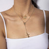Rosary Coin Catholic Chokers Long Tassel Pendant Cross Jewelry Accessories Clavicle Chain Necklaces - Image 1