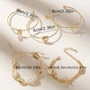 Women's Bracelet Starfish Shell Pendant Bracelet Set Beach Vacation Accessories - Image 4