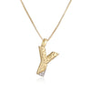 Gold/Silver Color Mixed 26 Letters Pendant Necklaces For Women Men Shiny CZ Zircon Inlay Party Jewelry Gift - Image 30