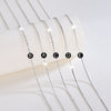 Silver Total Length 45cm Chain Choker Necklace for Women Minimalist Jewelry Accessories - Image 9