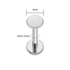 Titanium Circle Dot Flat Disc Stud Earring 16G Round Disc Cartilage Helix Tragus Earlobe Nose Stud Jewelry - Image 8