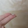Sell Silver Squre Hoop Earrings for Women Silver Ear Studs Initial Earrings - Image 7