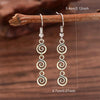 Vintage Metal Spiral Dangle Earrings for Women Simple Geometric Swirl Long Drop Earring Piercing Ear Jewelry Accessories - Image 6