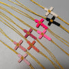 Hand-Woven Macrame Cross Bracelet Adjustable Bohemian Style Jewelry for Women Girls - Image 3