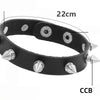 3Pcs/Set Harajuku Punk Gothic Wrap Star Bracelet For Women Men Black PU Leather Rivet Skull Bracelet Hip Hop Bangles Jewelry - Image 6