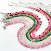 3mm Stone Beads Choker Necklaces Bohemian Tourmaline Peridot Blue Apatite Women Friendship Jewelry - Image 4