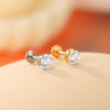 1/5PCS Titanium 16G CZ Threaded Labret 3mm/4mm Zircon Cartilage Tragus Helix Stud Earrings Piercing Flat Back Nose Stud Jewelry - Image 5