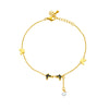 316L Stainless Steel Golden Ocean Series Zircon Pearl Tassel Pendant Anklets Lady Foot Chain Jewelry Gift - Image 49