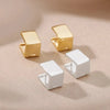 Geometric Square Hoop Earrings for Women Stainless Steel Gold Color Earrings Piercing Jewelry Wedding Gift - Image 5