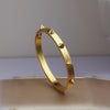 Love Punk Bracelet Retro Double Arrow Tapered Stainless Steel Color Gold Rivets Nail Cuff Bangle Jewelry - Image 5