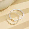2Pcs Bohemian Alloy Shell Starfish Anklet Ankle Chain Set For Women Stackable Bracelet Barefoot Beach Foot Bridal Jewelry - Image 3