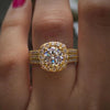 Silver Color Engagement Wedding Rings for Women Elegant Cushion Shaped Design Female Ring Jewelry - Image 8