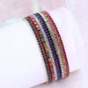 Rhinestone Elastic Bracelet Women Shiny Colorful Crystal Bangles Adjustable Layered Stackable Bracelet Wristband Jewelry - Image 23