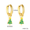 1 Pairs Butterfly Heart Rainbow Earring for Women Stainless Steel Dripping Oil Female Hoop Earrings Jewelry Party Gift - Image 20
