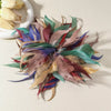 Large 22CM Stylish Feather Brooch for Women Colorful Lapel Pin Accessory forPartiesWeddingsClothingJewelryGift - Image 1