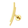 1PC Titanium Ear Cartilage Piercings Flat Back Stud Earring Internal Thread Butterfly Cross CZ Helix Tragus Piercing Jewelry 16G - Image 20
