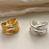 Silver Rings for Women Men Couple Minimalist Handmade Simple Interware Ring Party Jewelry Gift Prevent Allergy - Image 1