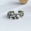 Creative Venus Half Mask Ring For Men Vintage Carving Opening Adjustable Ring Jewelry Gifts - Image 6