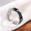 Ventfille Silver Waterdrop Open Line Cross Ring For Female Unique Design Jewelry Gift - Image 10