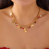 Christmas Metal Chain Necklace For Women Crystal Zircon Elk Santa Claus Snowman Bell Xmas Tree Pendant Choker Jewelry - Image 7