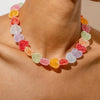 Yupsk Colorful Love Candy Resin Necklace Bracelet Sweet Cute Dopamine Necklaces Collarbone Chain Women's Gift Accessories - Image 2