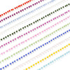 1pc Stainless Steel Necklace Multicolor Round Glass Beaded Chain Necklace For Women Party Club Collar Choker Necklace Jewelry - Image 3