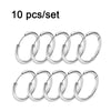 10pcs Small Hoop Earrings Women Men Gold Silver Color Stainles Steel Round Earrings Circle - Image 7