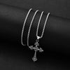 Silver-Tone Cross Pendant Necklace in 45 cm or 60 cm - Image 14