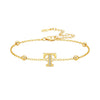 Silver Zircon Gold 26 Letter Bracelets For Woman Simple Jewelry Wedding Party GiftS Jewelry A - Image 18
