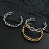 Integrated Pattern Stainless Steel Bracelet in Gold Tone and Silver Tone - Image 6