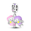 Silver 12 Zodiac Signs Fluorescent Twelve Constellations Star Sign Beads Charms fit Bracelet Neckalce Charm Pendant - Image 10