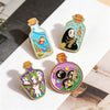 4pcs/Set Anime Ghost Enamel Pin Movie Magic Bottle Brooch Lapel Pin Badge on Backpack Clothing Accessories Jewelry Gifts - Image 1