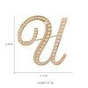 English Letters A K D Pearl Brooches Lapel Pins Female Corsage Jewelry Gifts for Women Accessories - Image 16