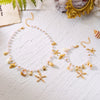 Starfish Shell Conch Imitation Pearl Necklace Bracelet Set Vacation Daily Jewelry Women Gift Daily Accessory - Image 6