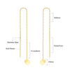 2PC/1pair Heart Love White Shell Drop Earring for Women Stainless Steel Hoop Earrings Romantic Valentine's Day Gift - Image 35