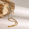 Two tone Chain Bracelet Gold and Silver Color blocked Women's Jewelry Gift for Her - Image 5