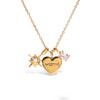 Love Heart Mom Pendant Necklace For Mother's Day Stainless Steel Delicate Jewelry Gift Zirconia Star Charm Necklace - Image 1