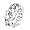 Silver Rings Star Sun Starry Sky Silver Zircon Ring For Women Wedding Anniversary Jewelry Gift - Image 12