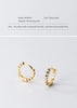 MODIAN Authentic 925 Sterling Silver Small Rainbow Color Zirconia Hoop Earrings For Women Fine Jewelry Ear Buckles